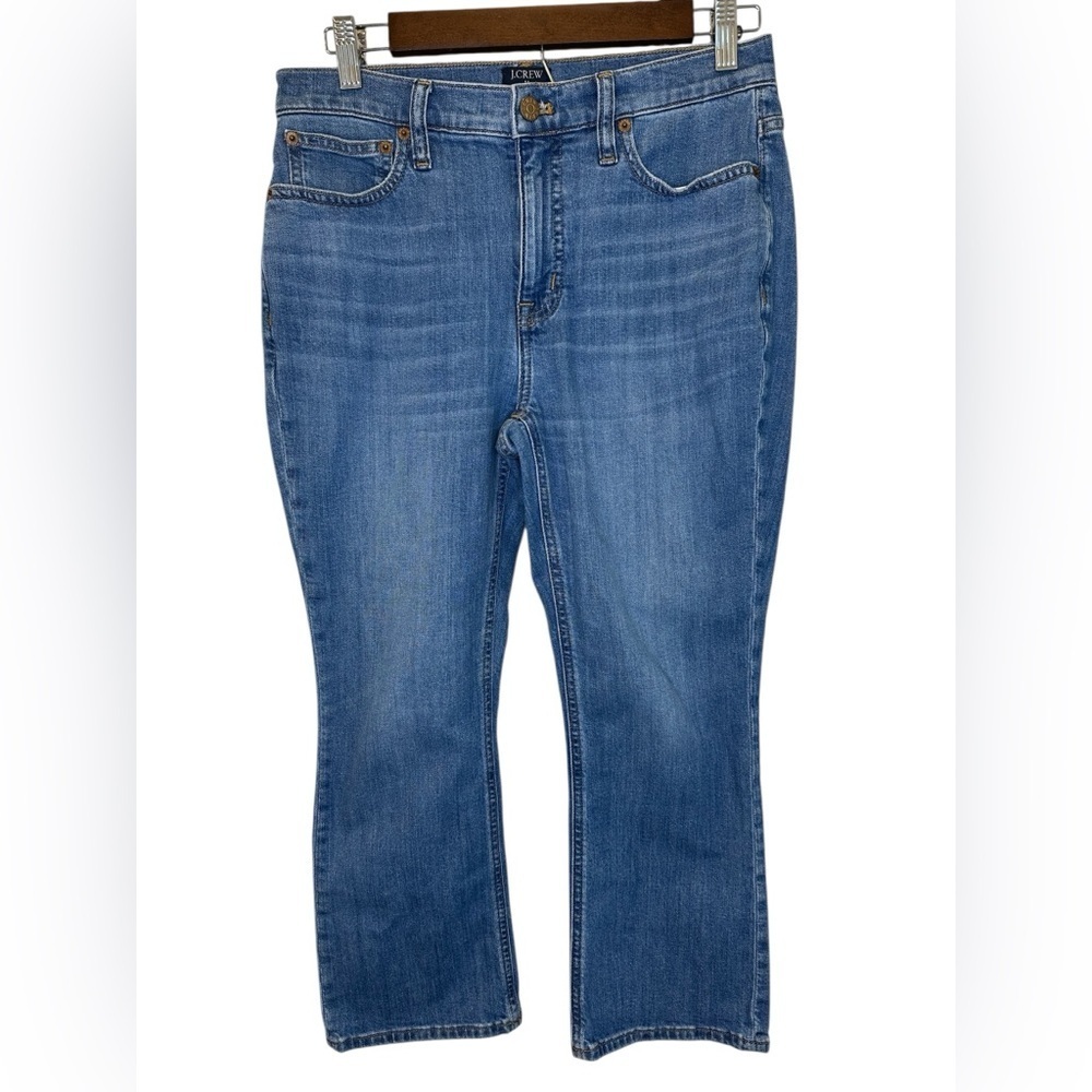 J.Crew Mid Rise Flare Crop Jeans 27P